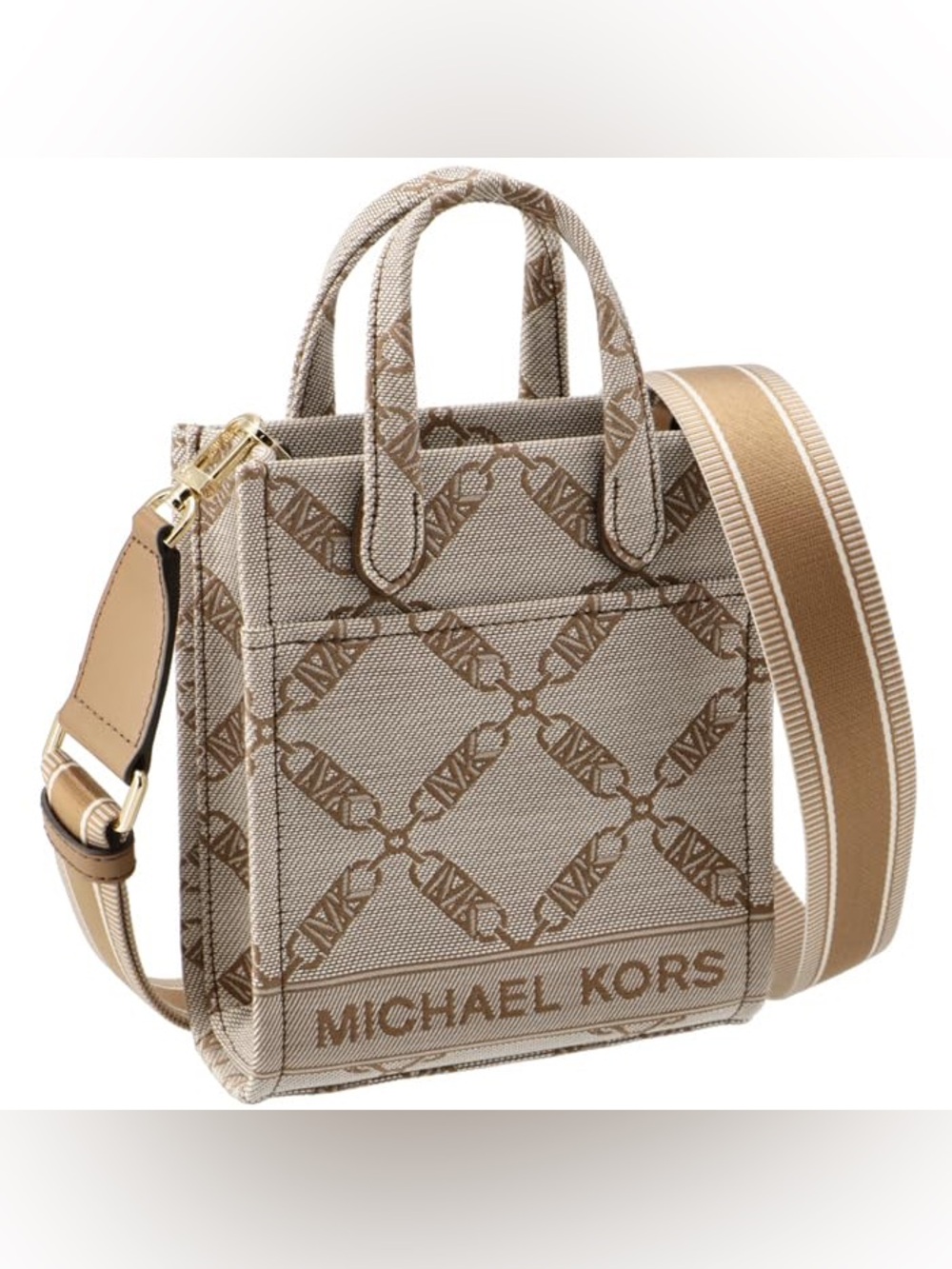 MICHAEL KORS
GIGI EXTRA-SMALL EMPIRE LOGO JACQUARD CROSSBODY BAG